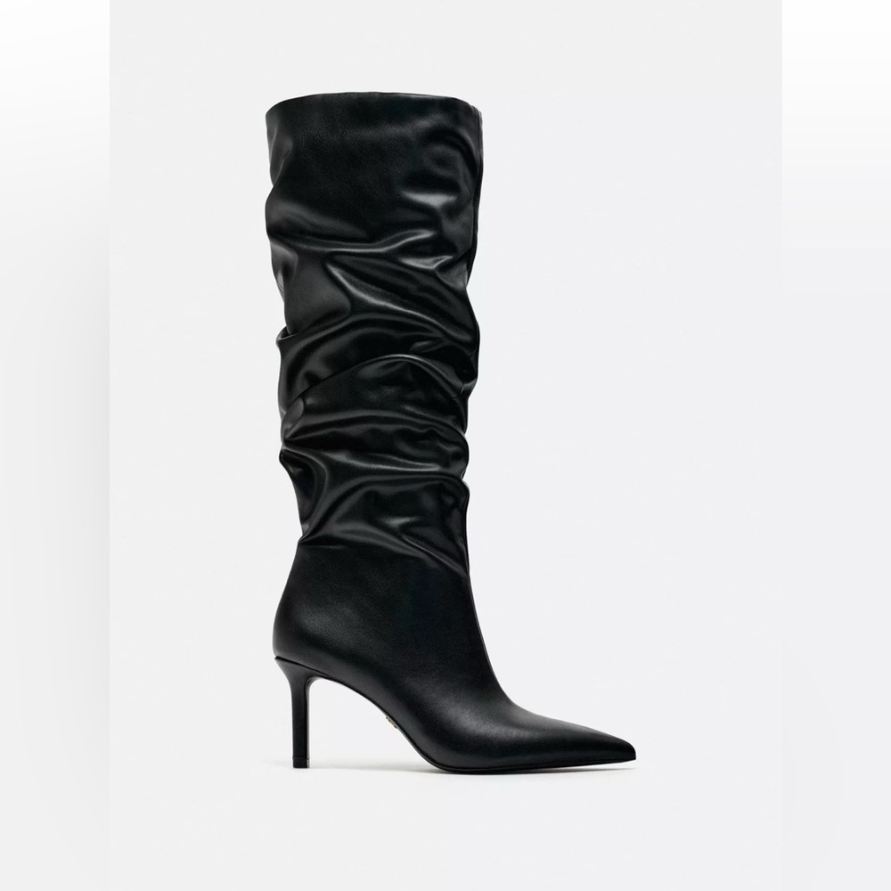 New Zara boots black size 39 with tags